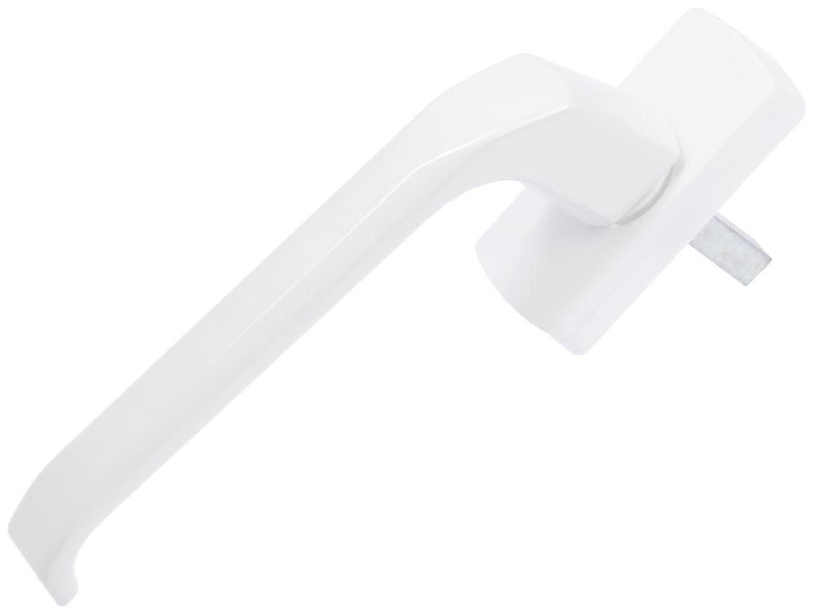 Ручка оконная ТУНДРА, металлическая, белая