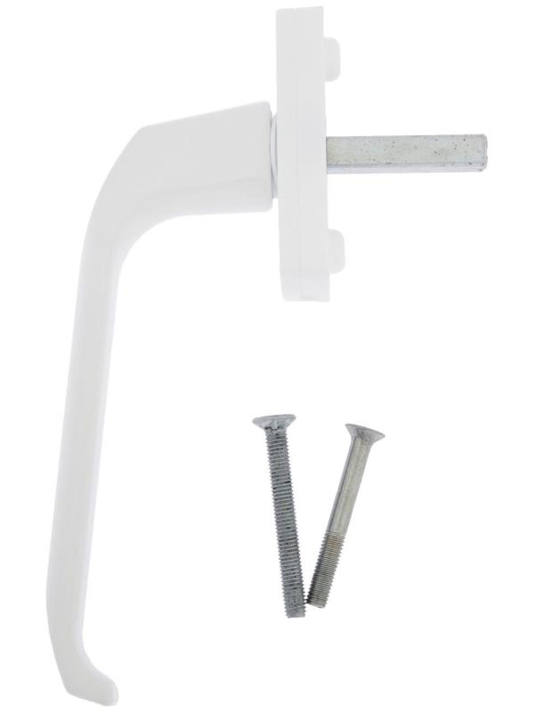 Ручка оконная ТУНДРА, металлическая, белая