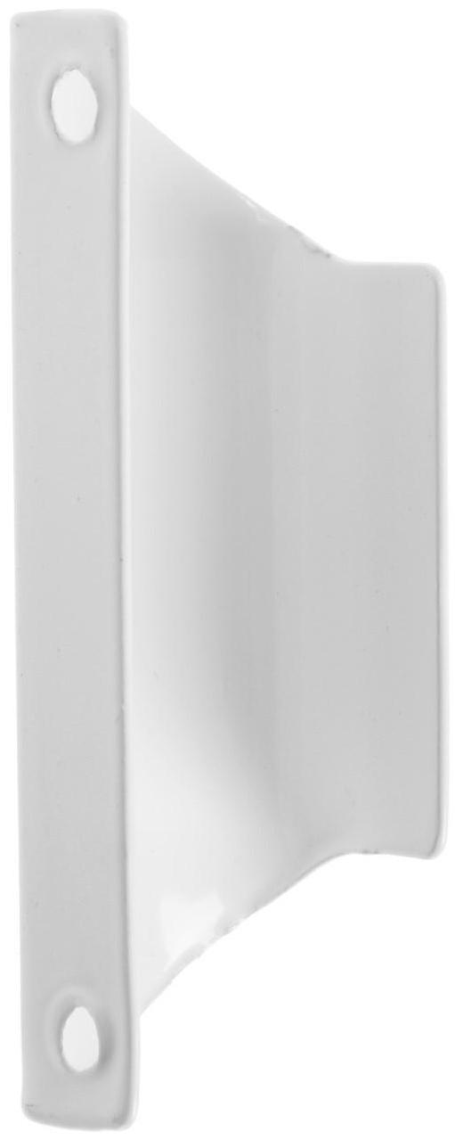 Ручка балконная ТУНДРА, металлическая, белая