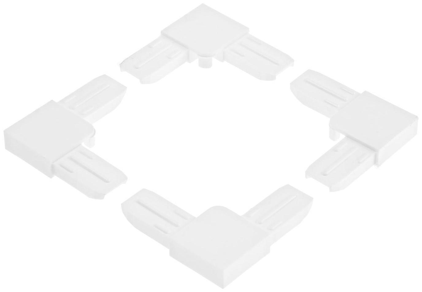 Соединительный уголок ТУНДРА, для москитного профиля