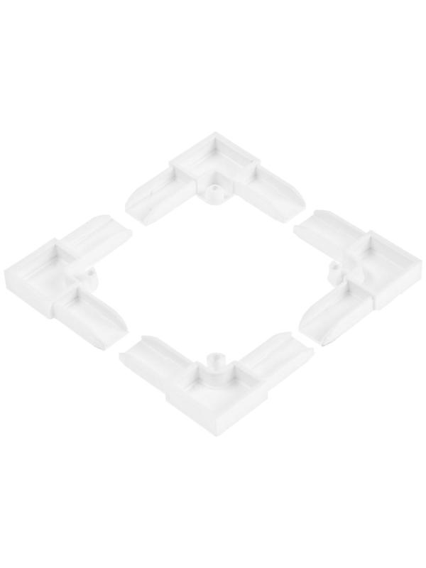 Соединительный уголок ТУНДРА, для москитного профиля