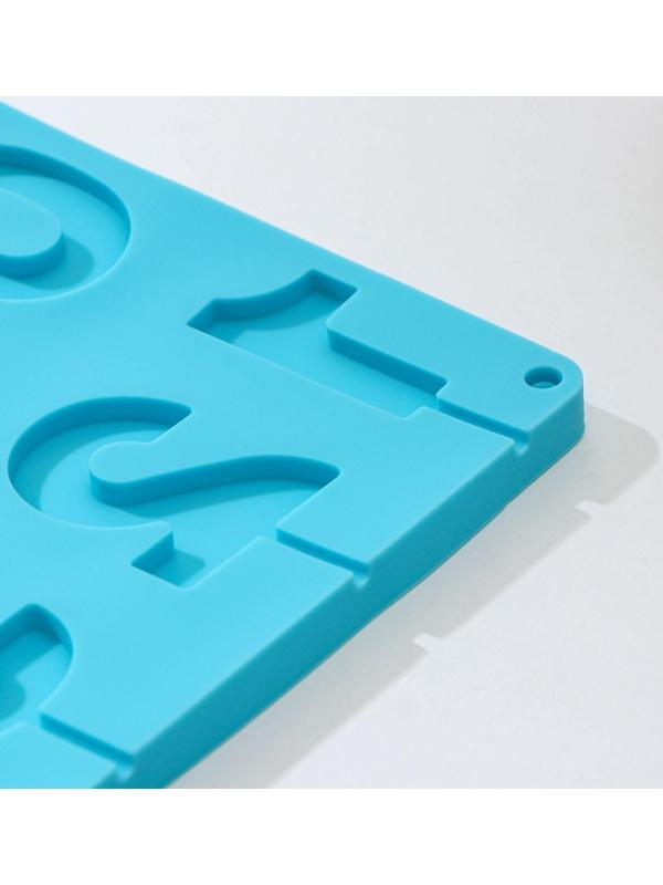 Форма для леденцов Доляна «Арифметика», 29×17 см, 10 ячеек, с палочками, цвет МИКС