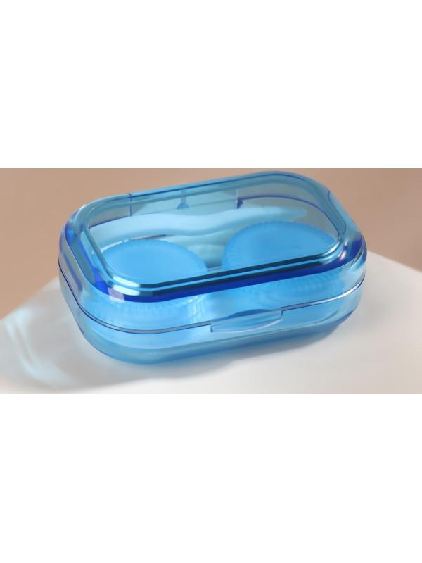 Набор для контактных линз, в футляре, 3 предмета, цвет МИКС