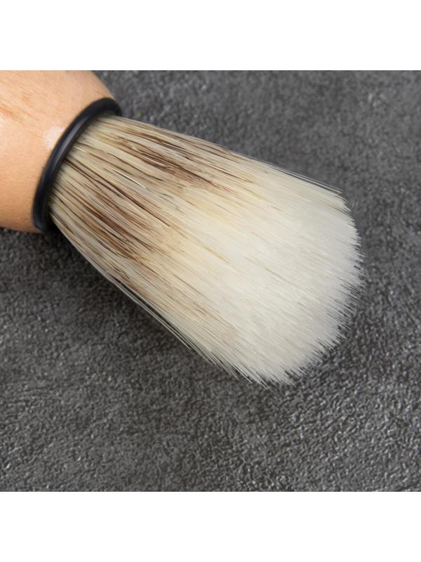 Помазок для бритья, деревянный