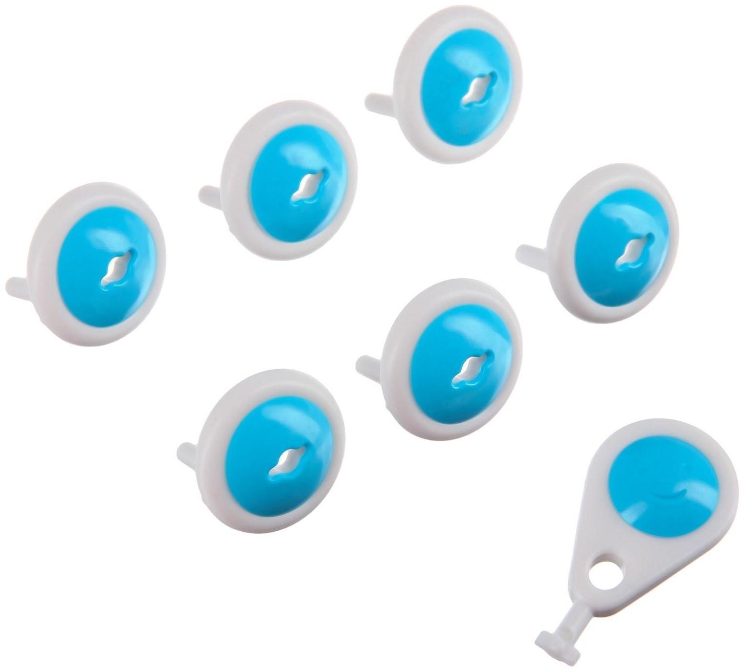 Заглушка для розетки с ключом, 6 шт.