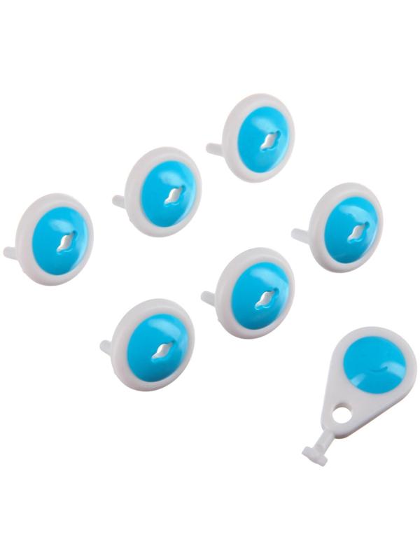 Заглушка для розетки с ключом, 6 шт.