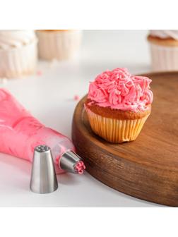 Насадка кондитерская «Травка», d=3,5 см, выход 1,9 см, нержавеющая сталь