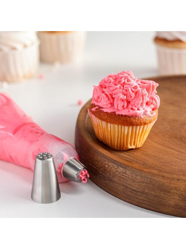 Насадка кондитерская «Травка», d=3,5 см, выход 1,9 см, нержавеющая сталь