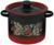 Кастрюля, 3,5 л, эмалированная крышка, индукция, цвет красно-чёрный МИКС