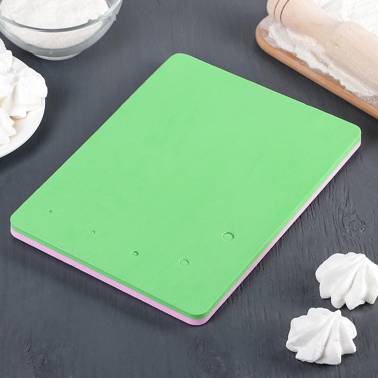 Мат для моделирования и сушки цветов из мастики, цвет МИКС