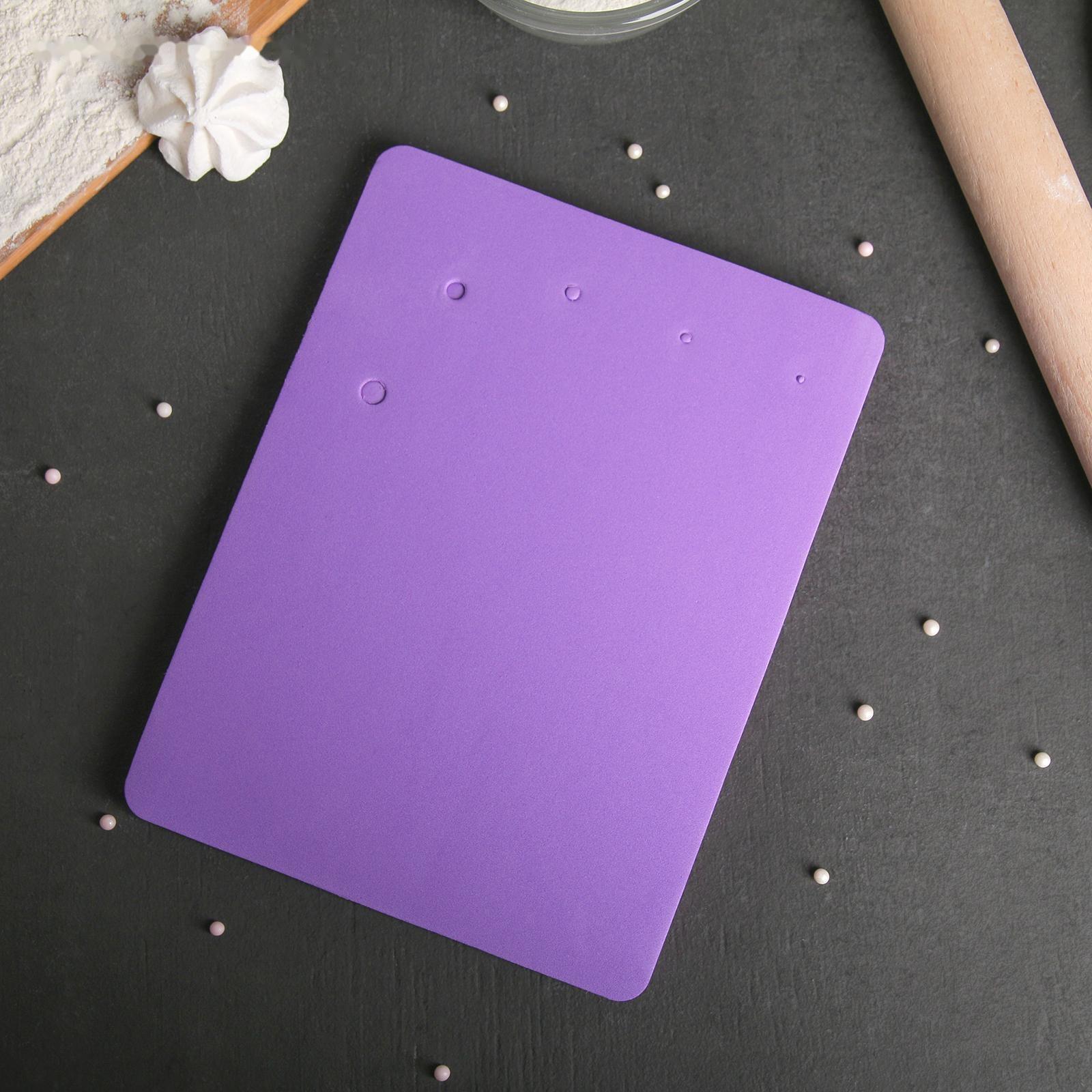 Мат для моделирования и сушки цветов из мастики, цвет МИКС