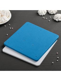 Набор матов для моделирования и сушки цветов из мастики, 20×20×3,5 см, 2 шт