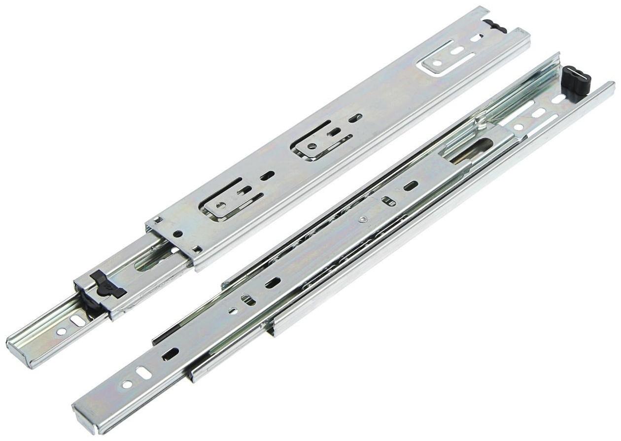 Шариковые направляющие 1042, L=250 мм, H=42 мм, 2 шт.