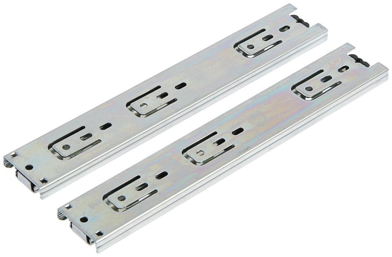 Шариковые направляющие 1042, L=250 мм, H=42 мм, 2 шт.