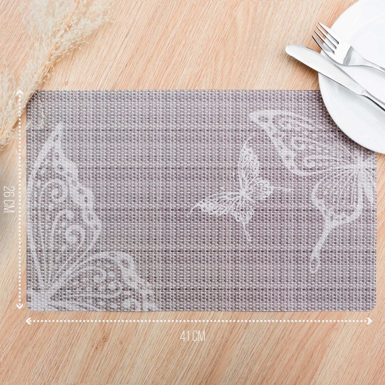 Салфетка сервировочная на стол «Бабочки», 26×41 см