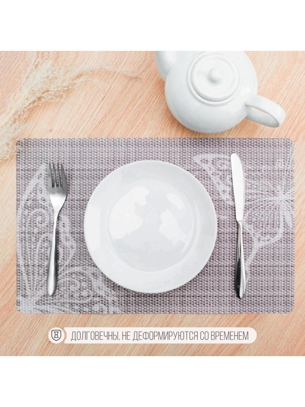 Салфетка сервировочная на стол «Бабочки», 26×41 см