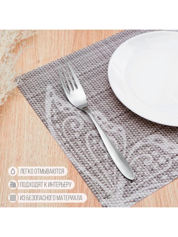 Салфетка сервировочная на стол «Бабочки», 26×41 см