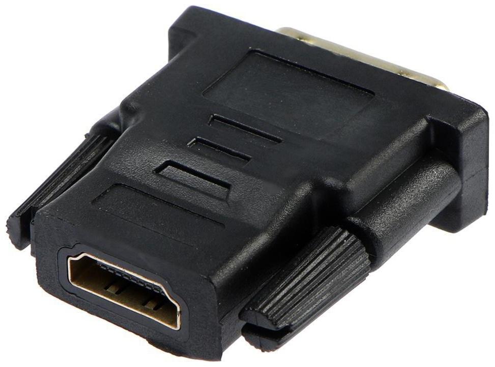 Переходник LuazON PL-005, HDMI (f) - DVI-D (m)