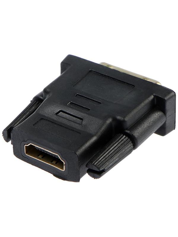 Переходник LuazON PL-005, HDMI (f) - DVI-D (m)