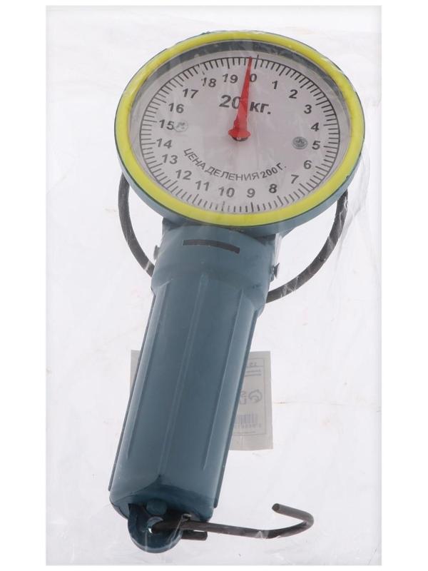 Безмен Luazon LVB-2001, механический, до 20 кг, цена деления 200 г, МИКС