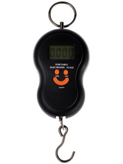 Весы-безмен LuazON LV-402, электронный, до 50 кг, точность до 10 г, подсветка, МИКС