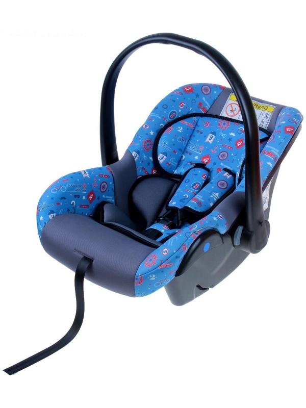 Автокресло Safe+, группа 0+, цвет синий «Любимый сыночек»