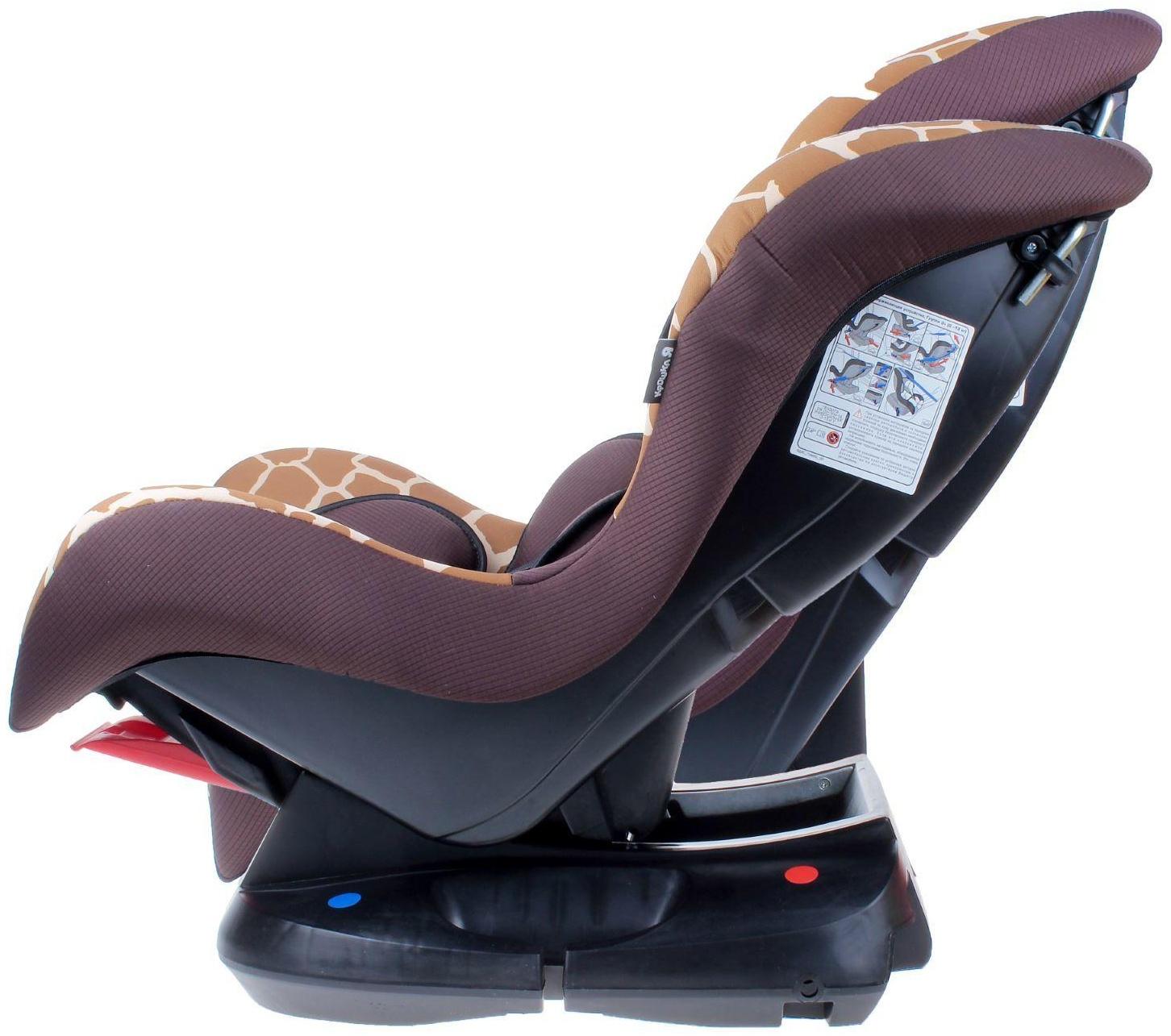 Автокресло Support, группа 0+/1, цвет коричневый «Жираф»