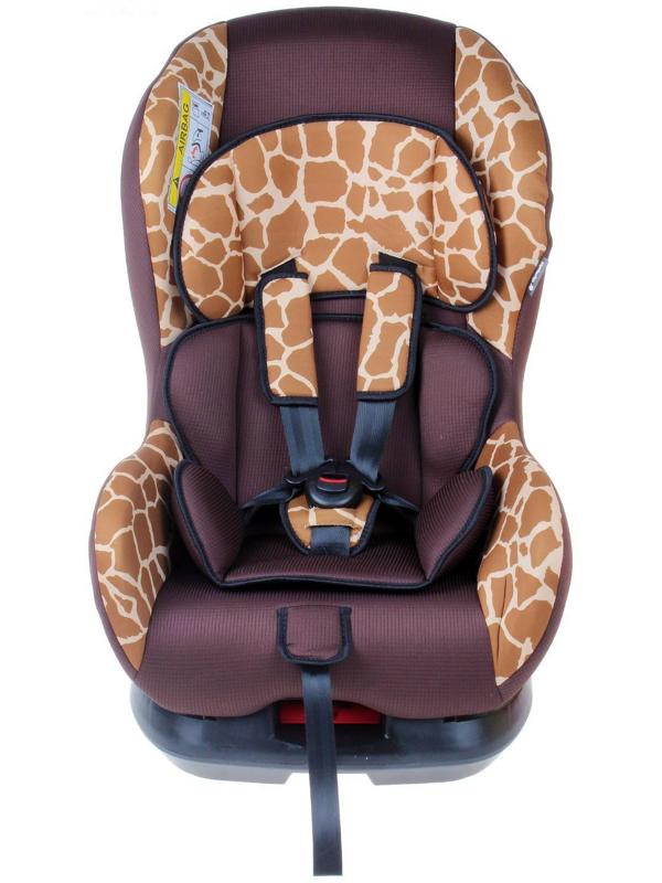 Автокресло Support, группа 0+/1, цвет коричневый «Жираф»