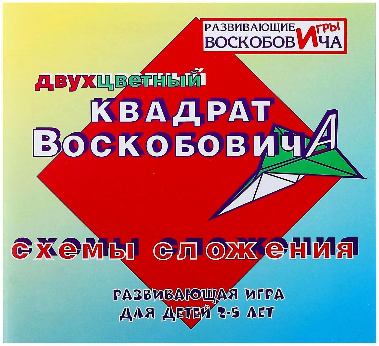 Развивающая игра «Квадрат Воскобовича», 2 цвета