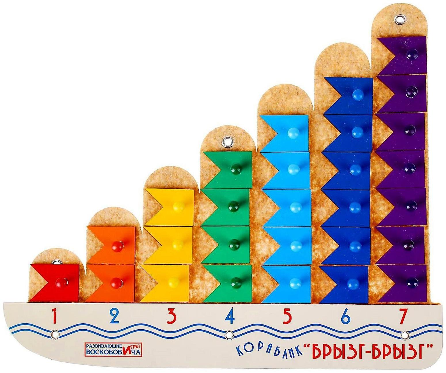 Математическая игра «Кораблик «Брызг-Брызг», ларчик