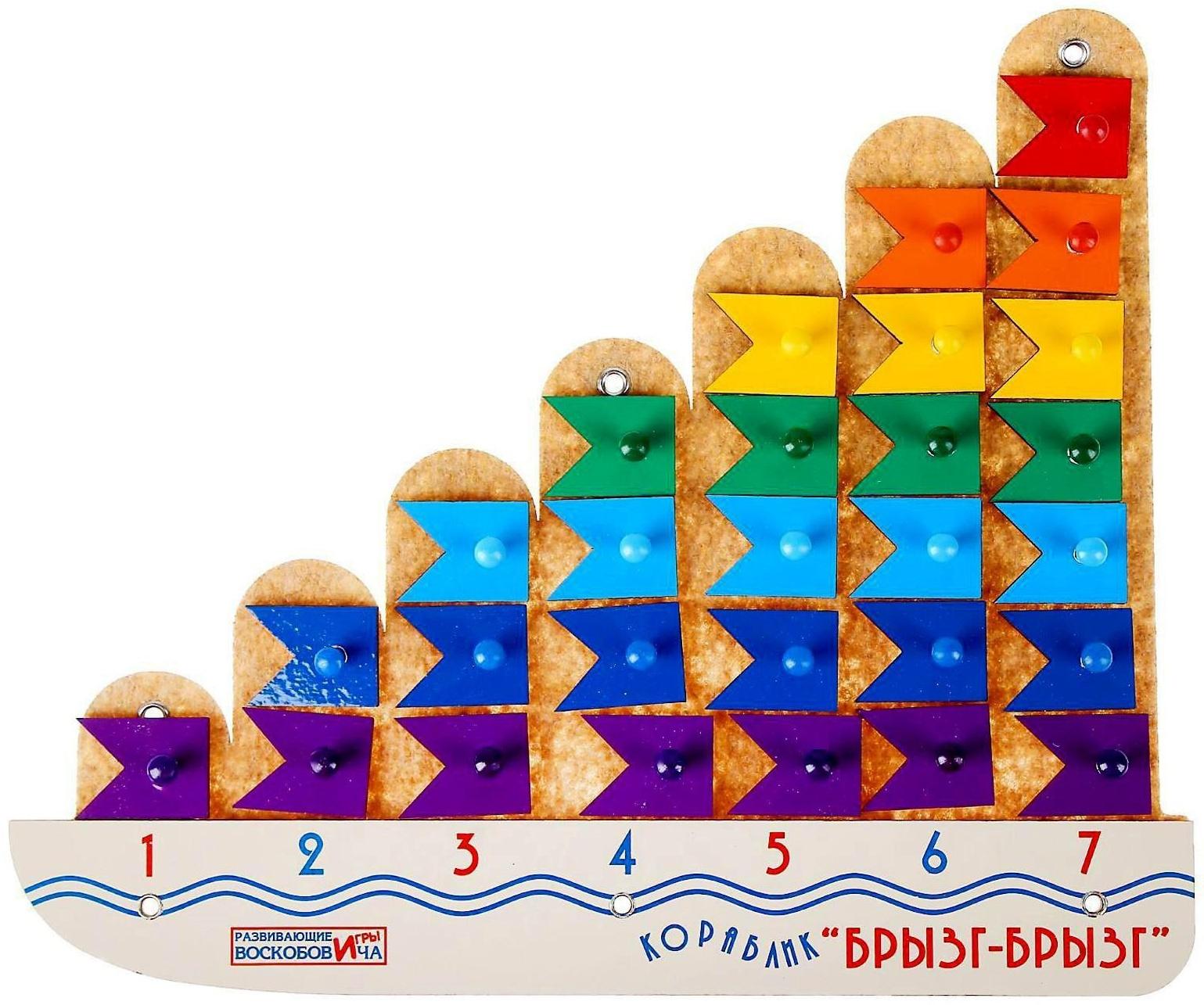 Математическая игра «Кораблик «Брызг-Брызг», ларчик