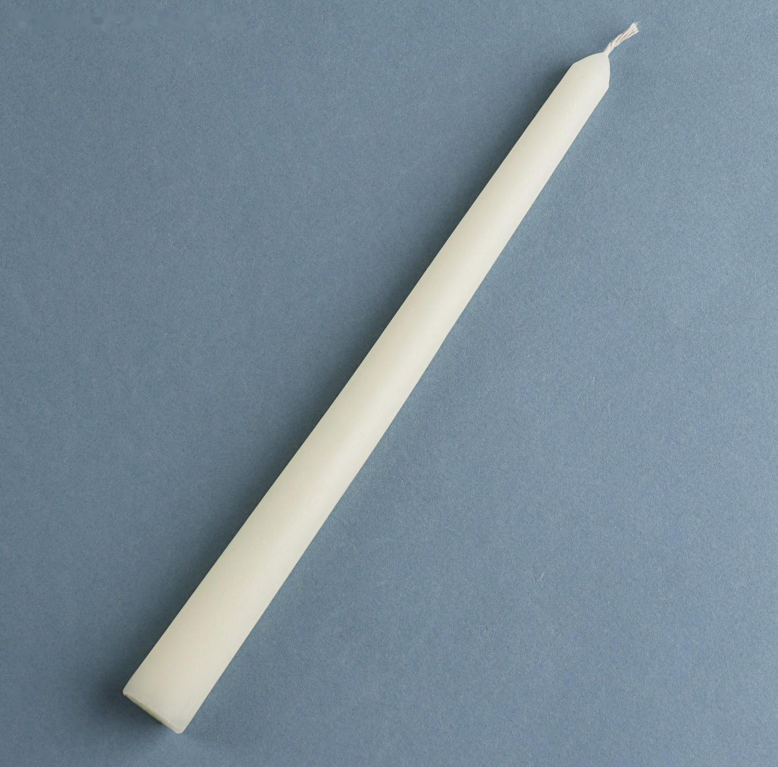 Свеча античная, 2,2х 25 см, белая