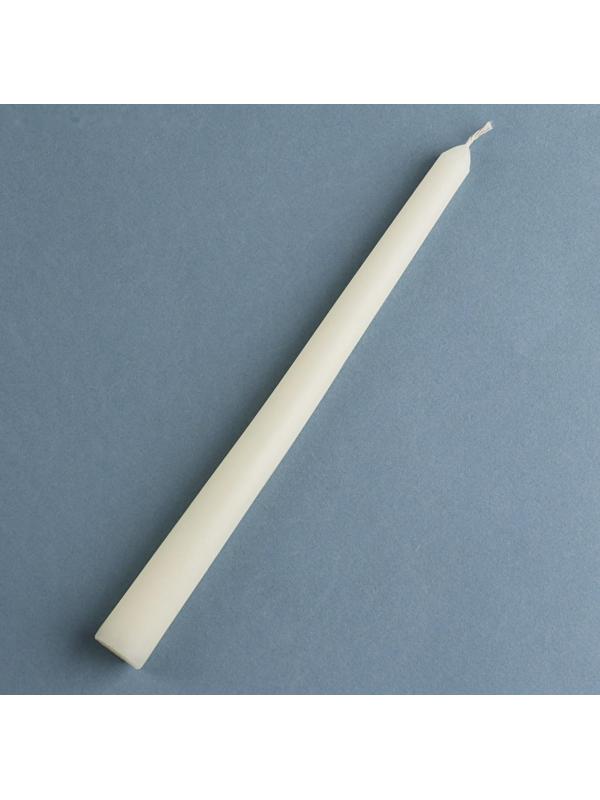 Свеча античная, 2,2х 25 см, белая
