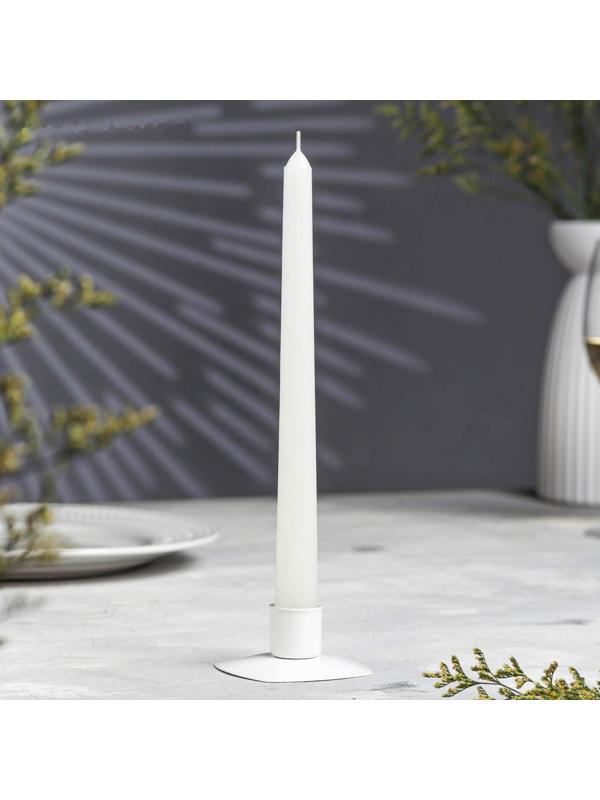 Свеча античная, 2,2х 25 см, белая