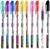 Набор гелевых ручек 10 цветов, металлик, с блестками