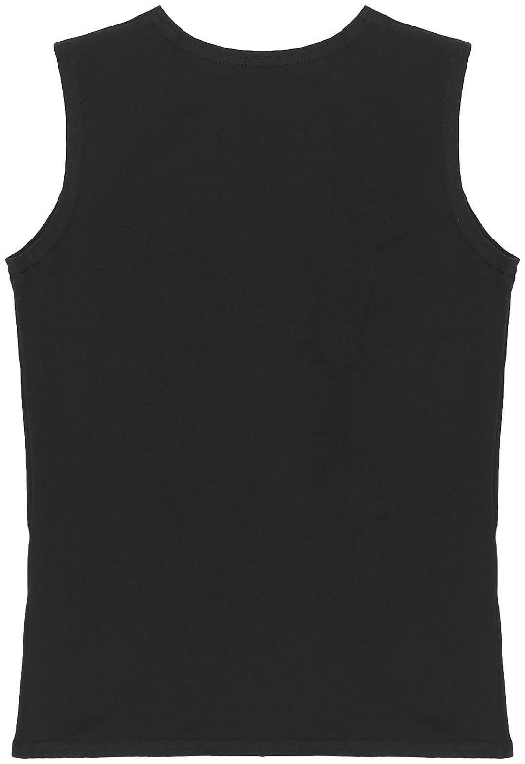 Майка спортивная, размер 28, цвет чёрный