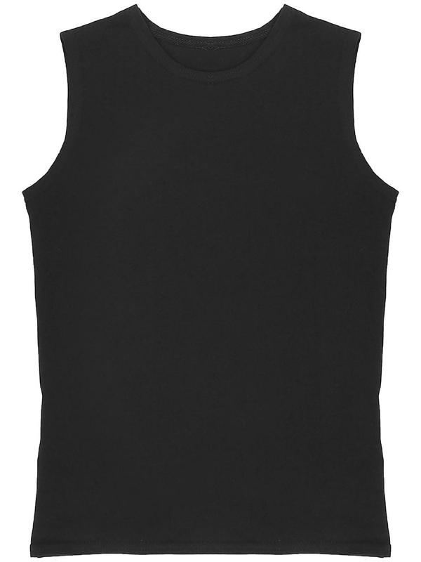 Майка спортивная, размер 34, цвет чёрный