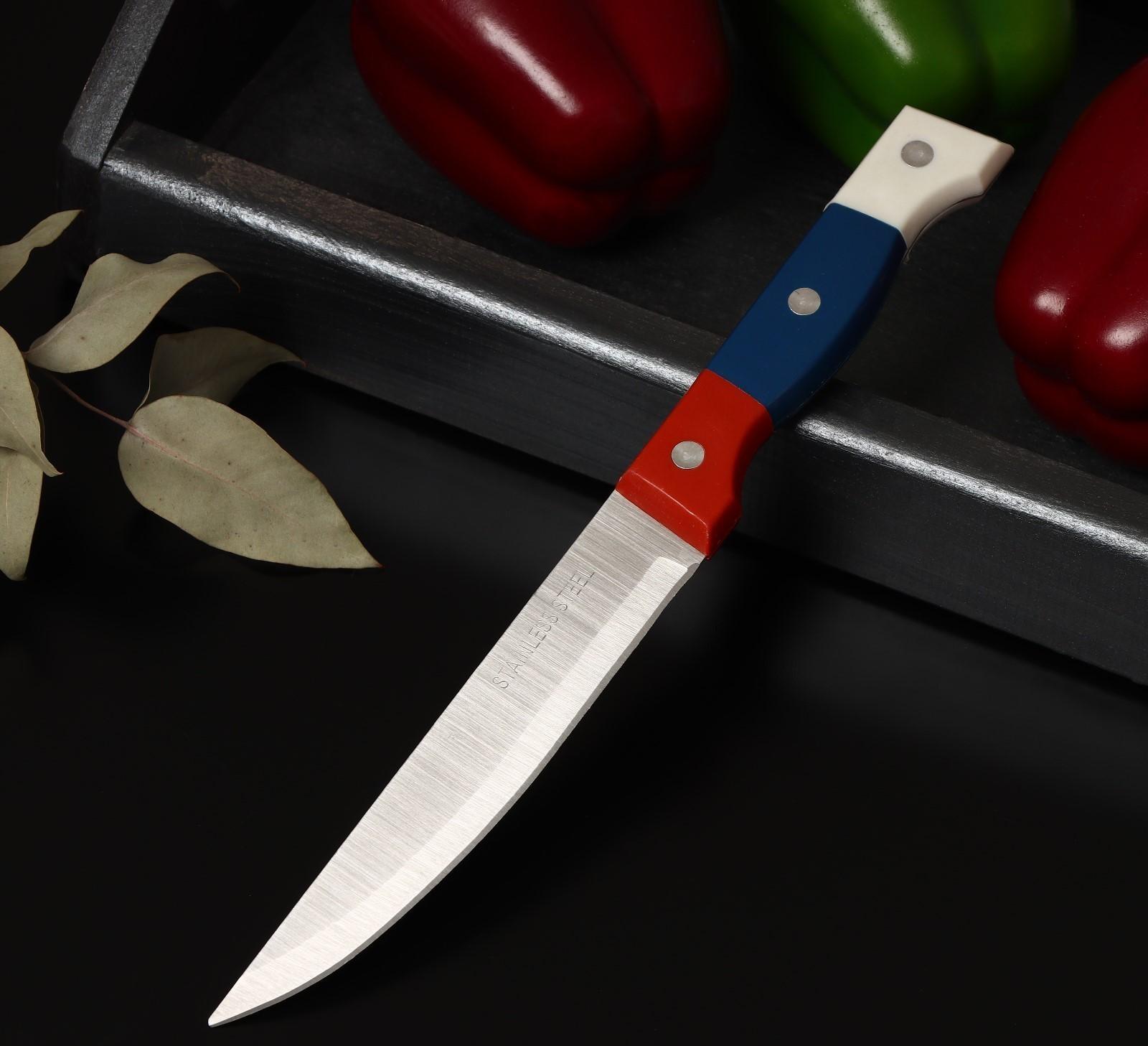 Нож кухонный «Триколор», лезвие 14,5 см