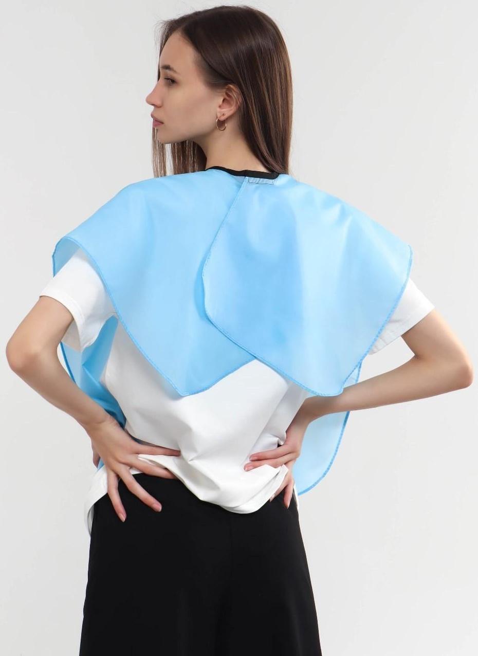 Пелерина парикмахерская, на липучке, цвет МИКС