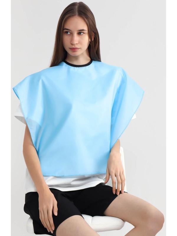 Пелерина парикмахерская, на липучке, цвет МИКС