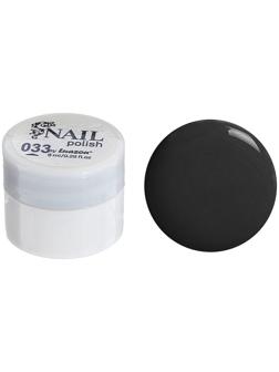 Гель-краска для ногтей трёхфазный LED/UV, 8мл, цвет 33 чёрный