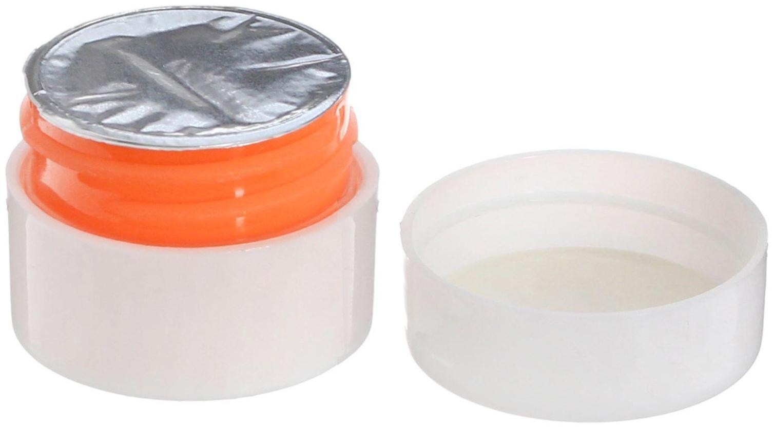 Гель-краска для ногтей трёхфазный LED/UV, 8мл, цвет 36 неоновый оранжевый