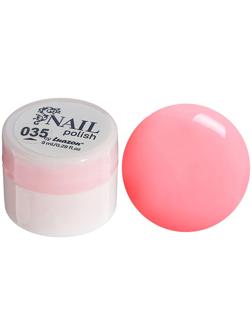 Гель-краска для ногтей трёхфазный LED/UV, 8мл, цвет 35 неоновый розовый