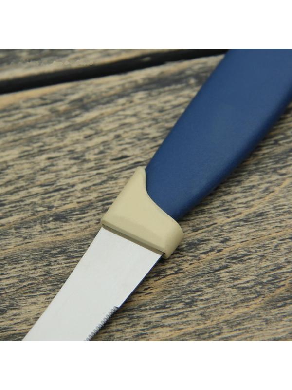 Нож кухонный Доляна «Страйп», зубчатое лезвие 11,5 см