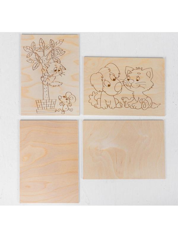 Доски для выжигания, уровень сложности 