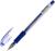 Ручка гелевая Crown HJR-500RNB, чернила синие, узел 0.7 мм, резиновый упор