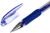 Ручка гелевая Crown HJR-500RNB, чернила синие, узел 0.7 мм, резиновый упор