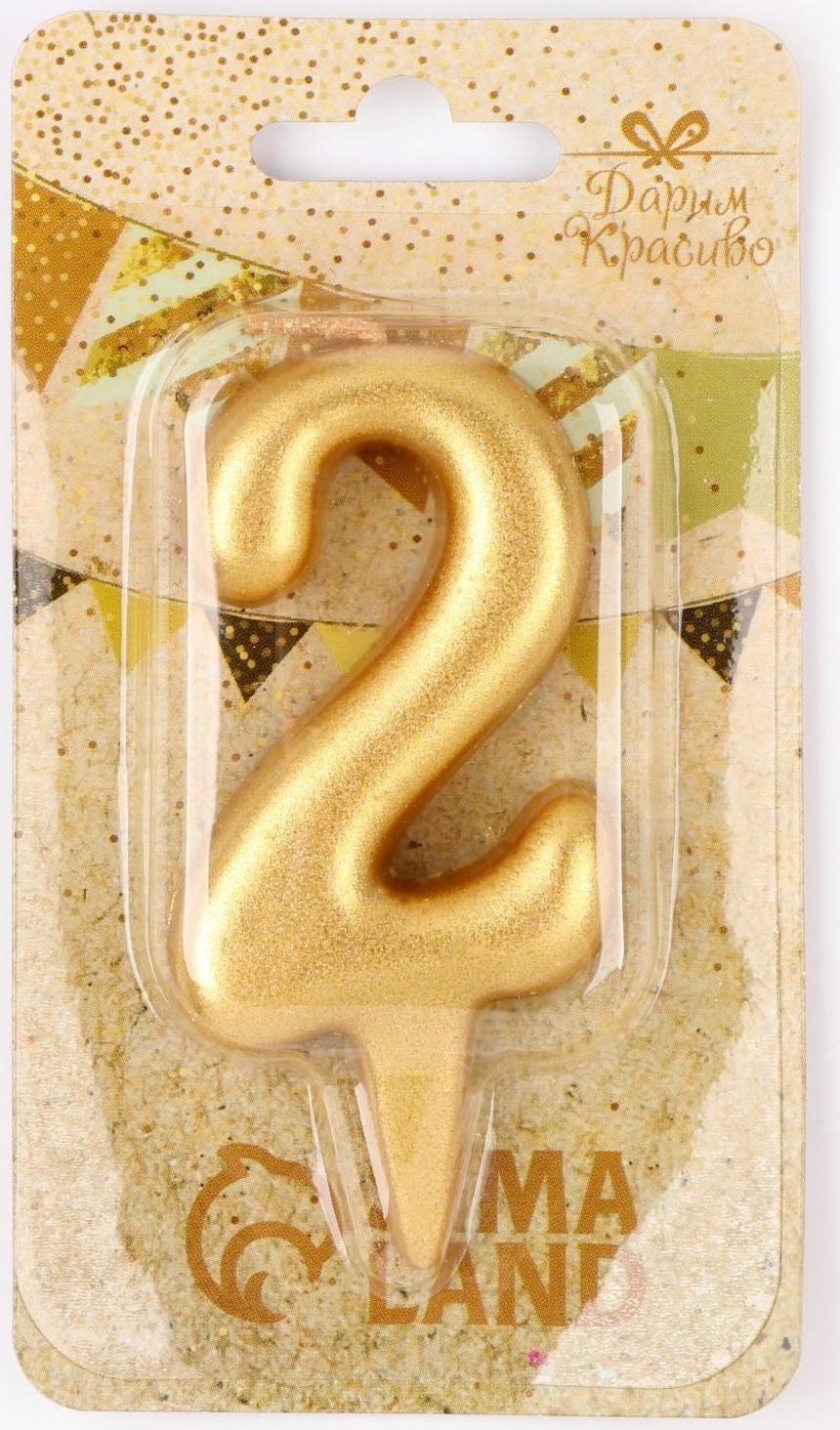 Свеча для торта цифра 