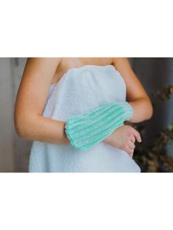 Мочалка-варежка для тела массажная Доляна, 19×11 см, жёсткая, цвет МИКС