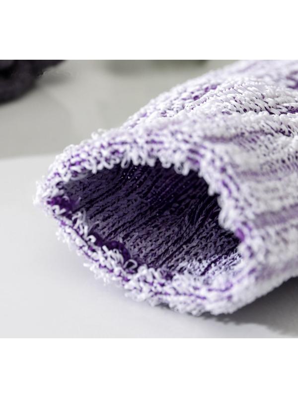 Мочалка-варежка для тела массажная Доляна, 19×11 см, жёсткая, цвет МИКС